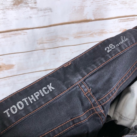 J. Crew Toothpick black skinny ankle jeans - Picture 6 of 8